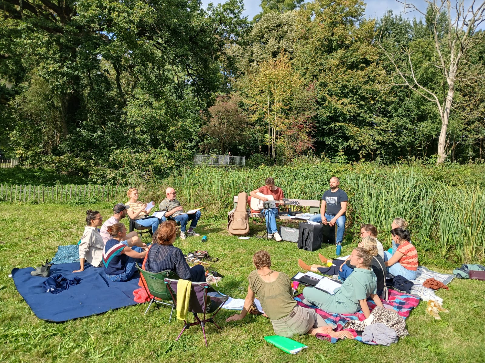 Gezellig in het park